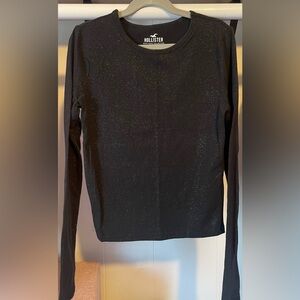 Hollister Sparkle Cropped Long Sleeve